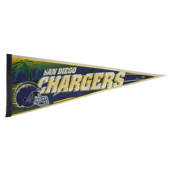 San Diego Chargers NFL Pennant Wincraft Regular Size Felt Pennant Vintage - Picture 1 of 9